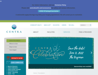 foundation.centrahealth.com screenshot