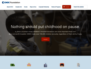 foundation.choc.org screenshot
