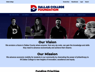 foundation.dcccd.edu screenshot