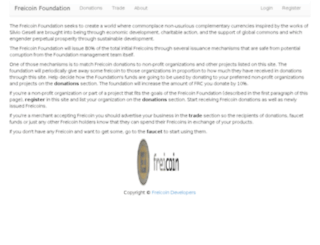 foundation.freicoin.org screenshot