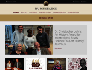 foundation.fsu.edu screenshot