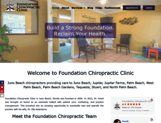 foundationchiropracticclinic.com screenshot