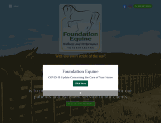 foundationequinenj.com screenshot