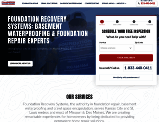 foundationrecoverysystems.com screenshot