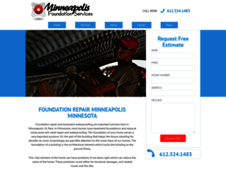 foundationrepairminneapolis.net screenshot