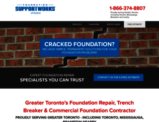 foundationrepairontario.ca screenshot