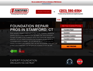 foundationrepairstamford.com screenshot