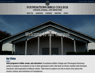 foundations.edu screenshot