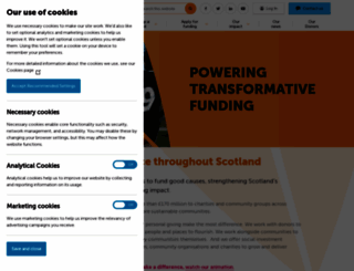 foundationscotland.org.uk screenshot