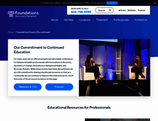 foundationsevents.com screenshot