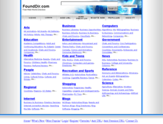 founddir.com screenshot