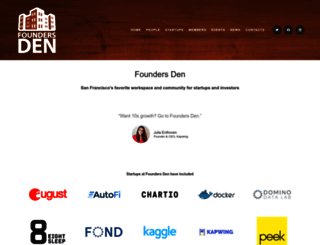 foundersden.com screenshot