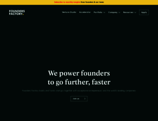 foundersfactory.co screenshot