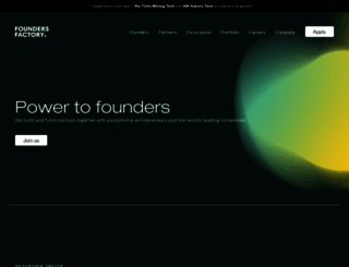 foundersfactory.com screenshot