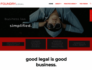 foundry.legal screenshot