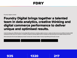 foundrydigital.co.uk screenshot