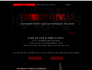 foundryfitnessmd.com screenshot