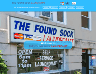 foundsocklaundromat.com screenshot