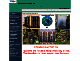 fountainsandpondswa.com screenshot