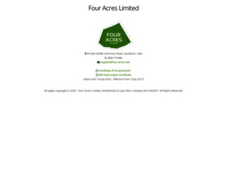 four-acres.com screenshot