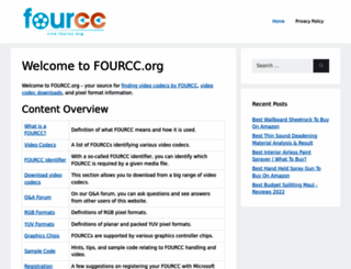 fourcc.org screenshot