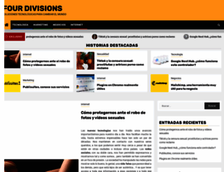 fourdivisions.co.uk screenshot