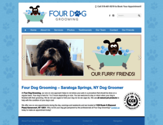 fourdoggrooming.net screenshot