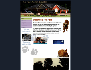fourpawsah.com screenshot