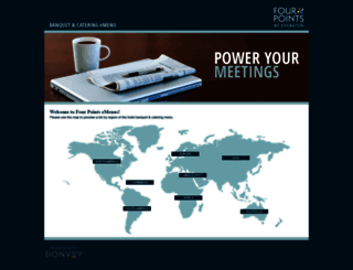 fourpointsemenus.com screenshot