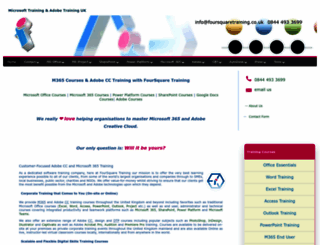 foursquaretraining.co.uk screenshot