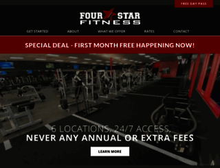 fourstarfitnessokc.com screenshot