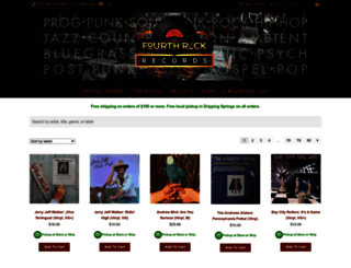 fourthrockrecords.com screenshot