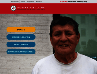 fourthstreetclinic.org screenshot