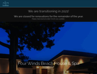 fourwindsbeachhouse.com screenshot