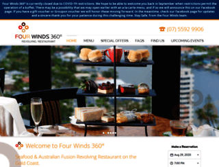 fourwindsrestaurant.com.au screenshot