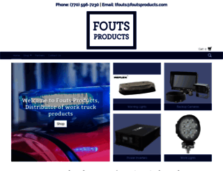 foutsproducts.com screenshot