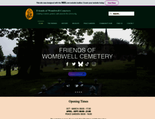 fowcemetery.org screenshot
