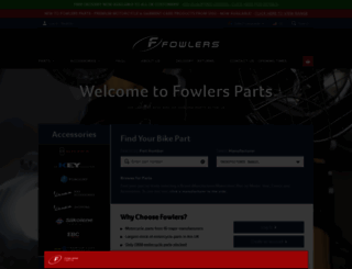 fowlersparts.co.uk screenshot