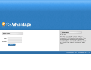 foxadvantage.com.au screenshot