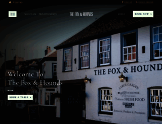 foxandhoundslyndhurst.co.uk screenshot