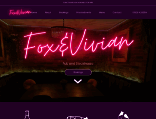 foxandvivian.com screenshot
