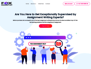 foxassignmenthelp.co.uk screenshot