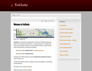 foxclocks.org screenshot