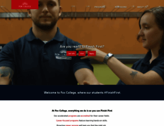 foxcollege.edu screenshot