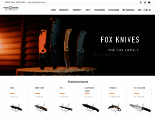 foxcutlery.com screenshot
