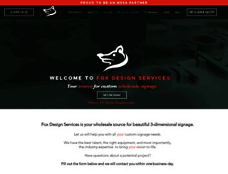 foxdesignservices.com screenshot