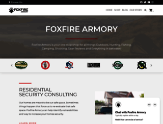 foxfirearmory.com screenshot