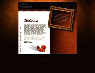 foxframeshop.com screenshot