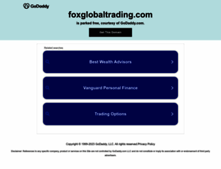 foxglobaltrading.com screenshot