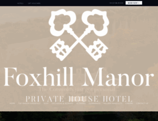 foxhillmanor.com screenshot
